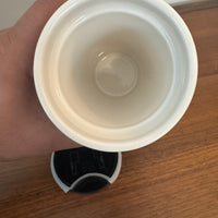 Starbucks Porcelain Tumbler Pixel Design 12oz with Lid Rare