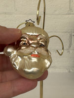 Vintage Christopher Radko Santa Face Blown Glass Christmas Ornament – Made in Germany
