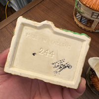 Vintage Beswick English Pottery Ware Country Cottage Teapot and Creamer Set