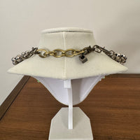 Pam Hiran Handmade Beaded Statement Collar Necklace