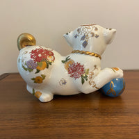Vintage Franklin Mint Imperial Puppy of Sumatra 1987 Hand Painted Porcelain Figurine