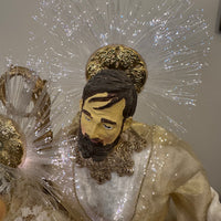 Fiber Optic Nativity Holy Family