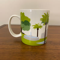 Starbucks Coffee 18 oz Porcelain Mug Cup 2007 Balboa Park San Diego