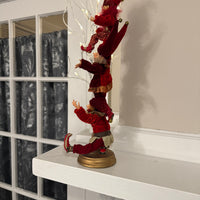 Christmas Decor 3 Acrobatic Jester-Elves