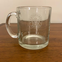 Starbucks Coffee Clear Glass Mug Cup