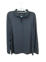 Under Armour Golf Long Sleeve Shirt Size LG Embroidered Raffaello and US-Italy Flags
