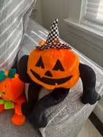 Vintage Halloween Plush Toys Set READ
