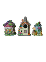 Vintage Lighted Easter Bunnies Village Set of 7
