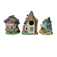 Vintage Lighted Easter Bunnies Village Set of 7