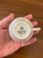 Vintage Johann Seltmann Vohenstrauss Bavaria Porcelain Teacup and Saucer
