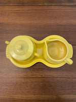 Fiesta-ware Sugar and Creamer Set with Tray P86 Post 86
