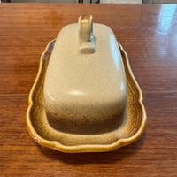 Mikasa Whole Wheat Stoneware Butterdish