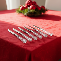 MIRAGE by Robinson Stainless Steel and Acrylic Knife Set of 5