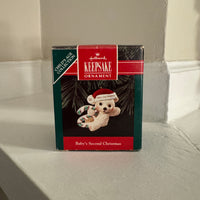 Hallmark Keepsake Christmas Ornament Baby's Second Christmas
