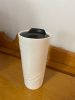 Dunkin' Donuts DD Porcelain Tumbler Mug with Lid
