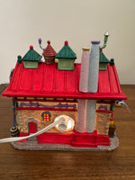 Lemax Santa's Wonderland Porcelain Village Ribbon & Gift-Wrap Factory
