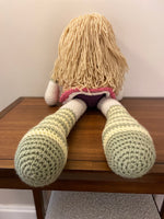 Handmade Crochet Large Doll
