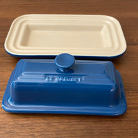 Le Creuset Ceramic Stoneware Butter Dish Blue-0705