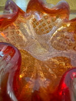 Vintage Handblown MCM Murano Glass Art Ashtray
