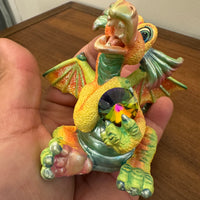 Franklin Mint Mood Dragons Happy Figurine
