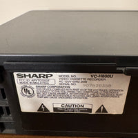 Sharp Vhs VC-H800U