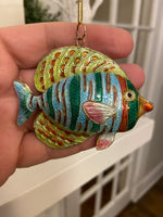 Cloisonne Enamel Fish Pendant-Ornament
