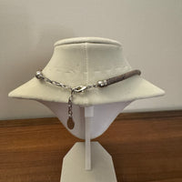 Belle Miss Chunky Enameled- Rhinestone Pendant Necklace Fashion Jewelry