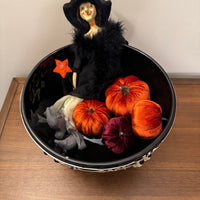 Spooky Witches Hands with Ceramic Bowl Halloween Decor