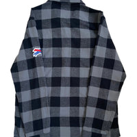 Men's Buffalo Bills NFL Gray Flannel Long Sleeve Button-Up Shirt S Darius Rucket