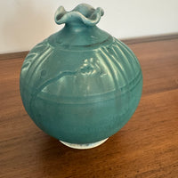 Vintage Handmade Ceramic Pottery Small Vase Signed