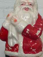 Vintage Ceramic Santa Planter-Vase or Candy Cane Holder

