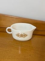 Pyrex Butterfly Gold Design Gravy Bowl 77-B
