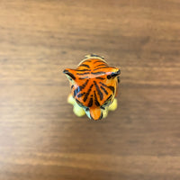 Vintage Rochard Limoges Porcelain Trinket Box Tiger