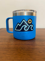Pre-owned YETI Stainless Steel 14oz Rambler Mug With An Interest Sticker
