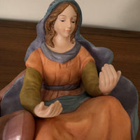 Virgen María Vintage Kirkland Nativity Replacement Figure
