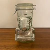 Glass Rocking Horse Cookie-Candy Jar-Canister with Hinged Lid AMICI