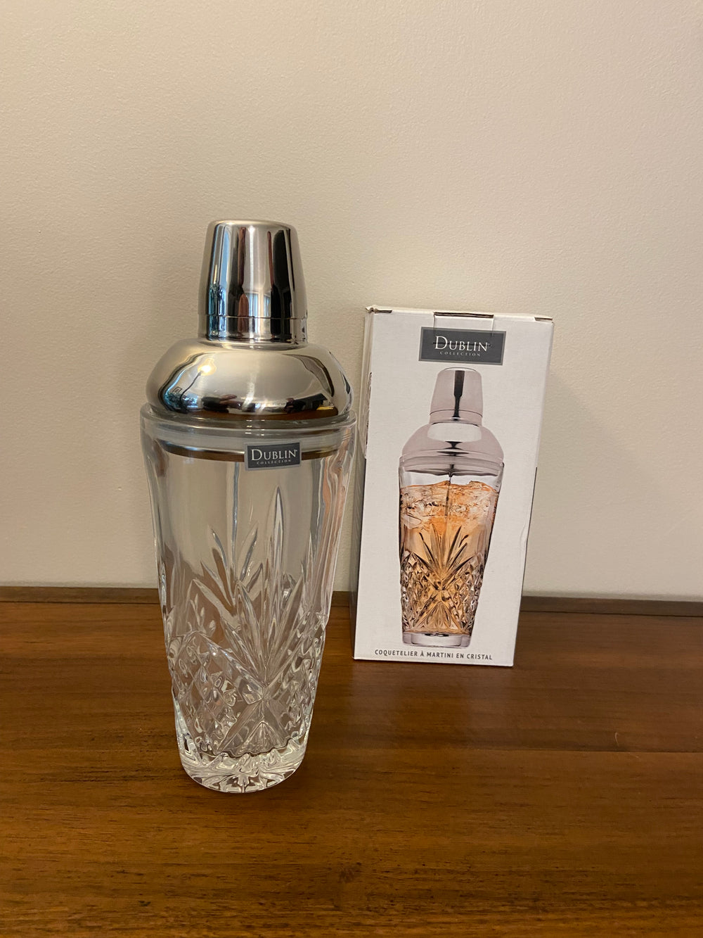 Dublin Crystal Cocktail Martini Shaker 17oz