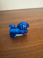 Vintage Small Enamel Brass Chinese Foo Dog
