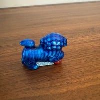 Vintage Small Enamel Brass Chinese Foo Dog