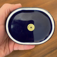 Vintage Takahashi Japanese Porcelain Trinket Box Cat