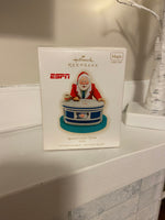 Hallmark Keepsake Christmas Ornament Sports Center Santa ESPN
