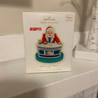 Hallmark Keepsake Christmas Ornament Sports Center Santa ESPN