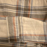 Patagonia Flannel Shirt Men’s Size Tan Plaid Cotton