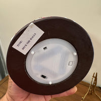 Snow Globe with Red Cabin LED Musical Animated Glitter