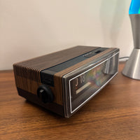 Vintage General Electric Flip Clock Radio Alarm