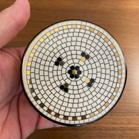 Anthropologie Rise and Shine Kitchen Canister Storage Container Bistro Art Deco Revival Tile Design Retired