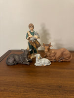 Vintage Porcelain Nativity Set of 12 Pieces
