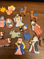 Kurt Adler Wooden Nativity Advent Calendar 25 Pieces
