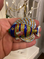 Cloisonne Enamel Fish Pendant-Ornament
