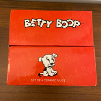 Betty Boop Porcelain Mug Set 4